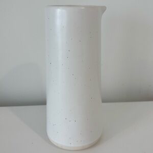 FABLE ceramic stoneware carafe speckled white semi-matte 30oz Canadian owned biz